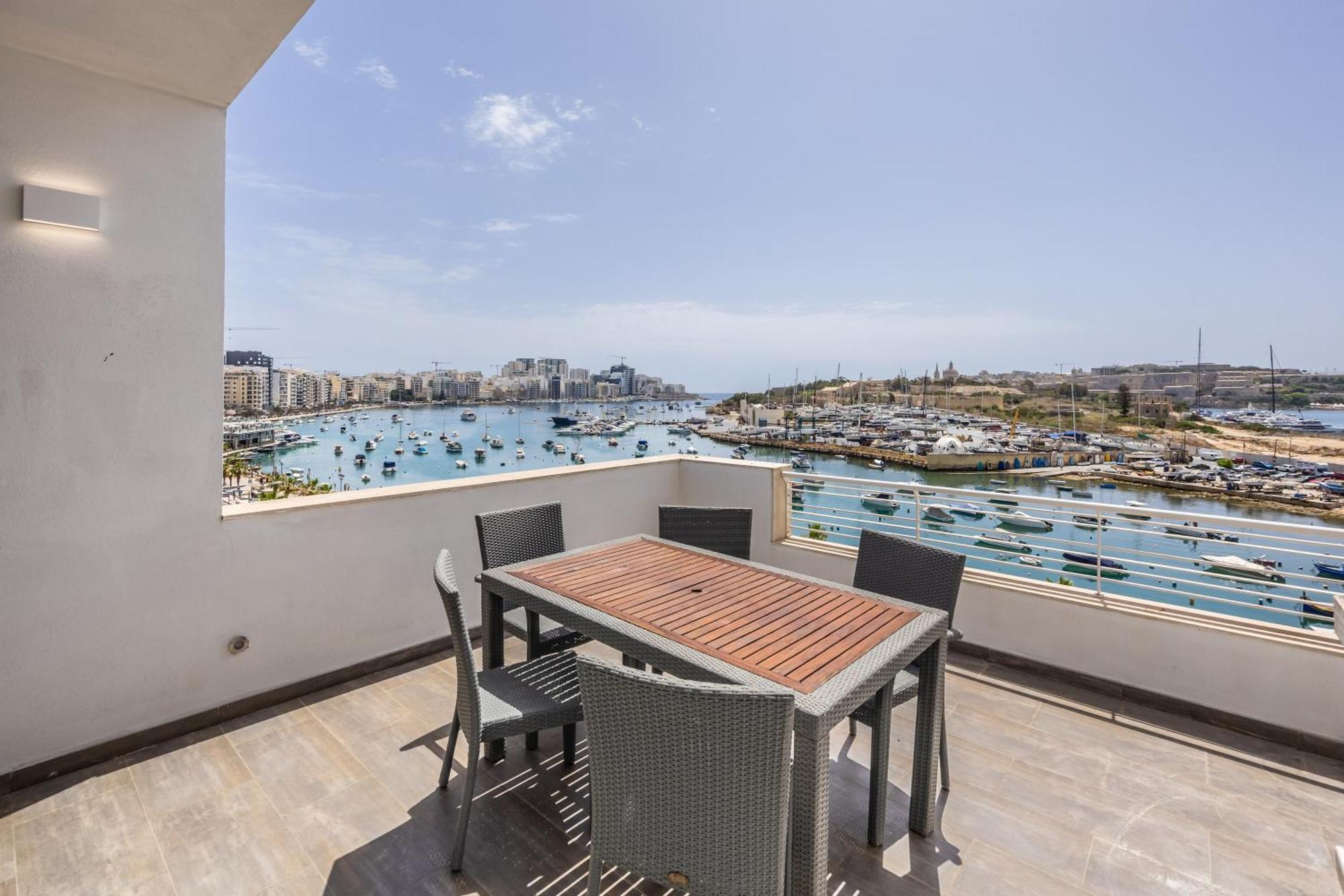 New Duplex Penthouse W Breathtaking Views By Sf Homes Gzira Dış mekan fotoğraf